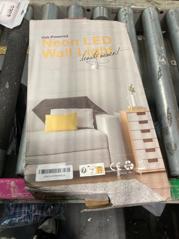 Photo 1 of "Be The Light" Neon Sign, Positive Quotes Decorative Neon Lights for Home Room Wall Decor, Office Wall Decor Neon Light Sign, Christmas Birthday Gift,Thanksgiving Gift(warm white)