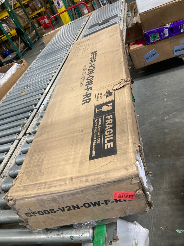 Photo 1 of *UNTESTED*
Rolanstar Bed Frame Full Size with Charging Station and LED Lights, Upholstered Headboard with Storage Shelves, Heavy Duty Metal Slats, No Box Spring Need, Noise Free, Easy Assembly, White