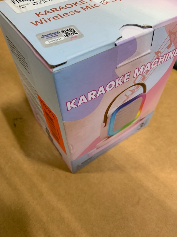 Photo 1 of ?2025 Newest? Mini Karaoke Machine for Kids Girls & Boys - Portable Bluetooth Speaker with 2 Wireless Microphones - Kids Birthday Gifts for Ages 4-10 - Kids' Instrument Accessories - Purple