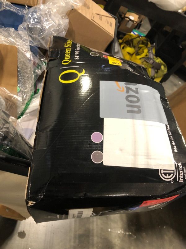 View 2 of **IT DOESN'T HEAT UP**COZYTY Electric Blanket Queen Size, Super Soft Cozy Upgraded Flannel Heated Blanket Dual Control with 5 Heating Levels & 10 Hours Auto Off, Fast Heating & Overheat Protection, 84" x 90", Dark Gray