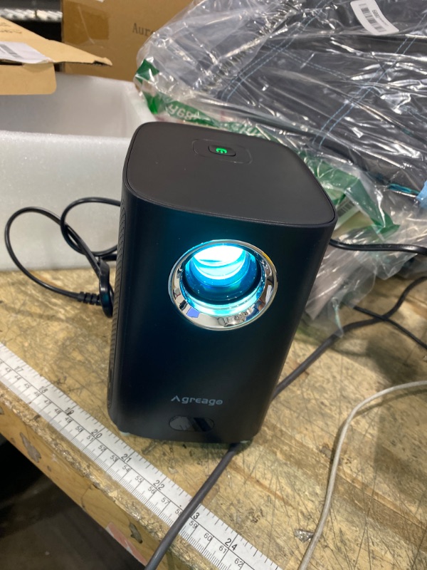 Photo 1 of [Electric Focus] Projector with WiFi and Bluetooth, Native 1080P 15,000 Lumens 4K Supported, Agreago Outdoor Movie Projector for Home Theater UP to 300", for iOS/Android/TV Stick/HDMI/USB