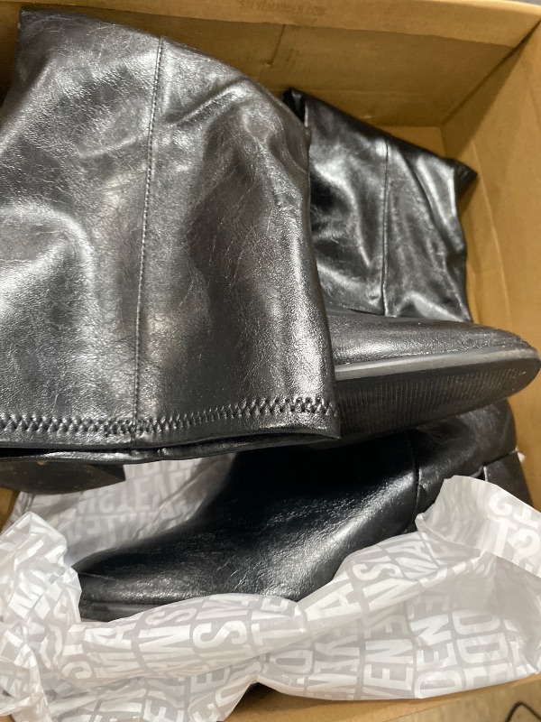 Photo 1 of ***(HEAVILY USED/ MINOR DAMAGE)***Steve Madden Women's Livah Knee High Boot, Black, 7.5