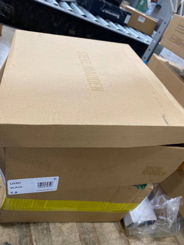 Photo 1 of ***(HEAVILY USED/ MINOR DAMAGE)***Steve Madden Women's Livah Knee High Boot, Black, 7.5