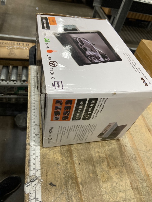 Photo 1 of 10.1 inch Single Din Car Stereo CarPlay Android Auto Mirror Link, Rimoody Detachable Touch Screen Car Radio with BT 5.0 FM/EQ USB/AUX/TF/SWC/MIC Car Audio Receiver Backup Camera