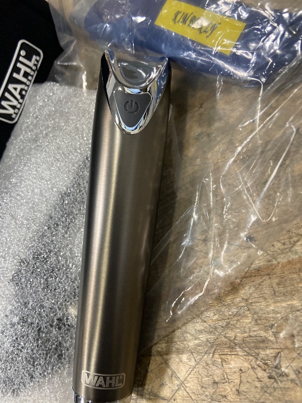 Photo 1 of *****MISSING ASSEMBLY PIECES***** WAHL USA Stainless Steel Lithium Ion 2.0+ Slate Beard Trimmer for Men - Electric Shaver, Nose Ear Trimmer, Rechargeable All in One Men's Grooming Kit - Model 9864