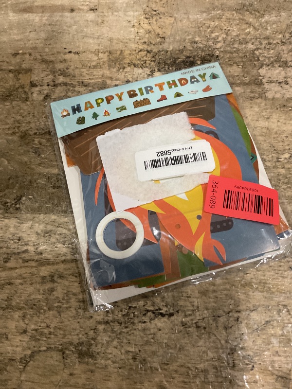 Photo 1 of 12 Pieces Camping Honeycomb Centerpieces Camping Decorations Party Supplies Campfire Table Centerpieces Adventure Cake Toppers Bears Tent 3D Photo Props Decorations