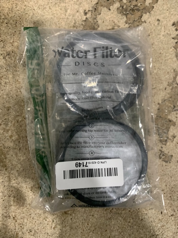 Photo 1 of 12-Pack Replacement Charcoal Water Filter Discs for Mr. Coffee Brewers Coffee Machines
