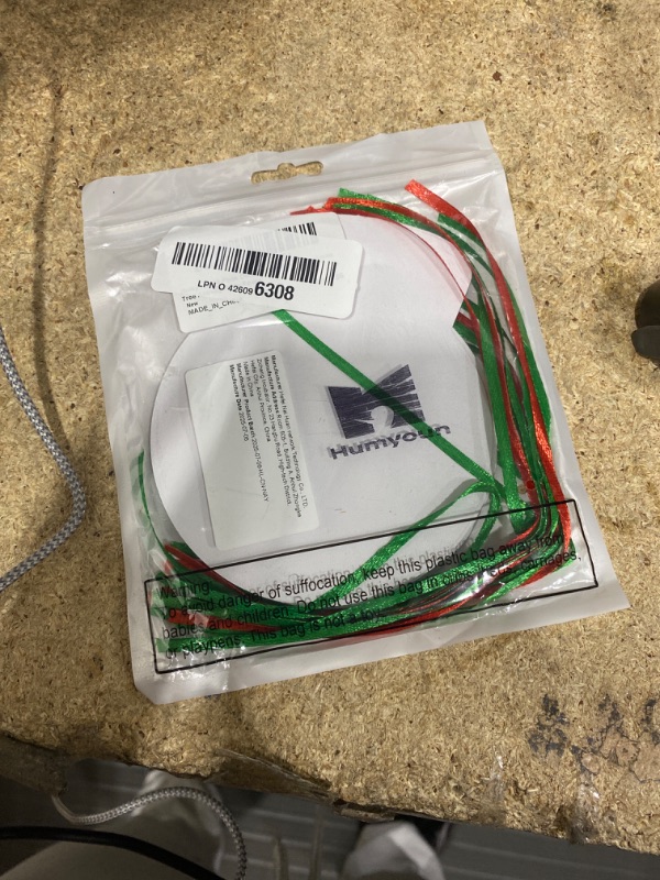 Photo 1 of **PARTIAL SET/ ONLY 1 TEDDY BEAR*** Humyoun 36 Pack Coloring Christmas Craft Kit Snow Globe Paper Cutouts Ornament Color Your Own Hanging Craft DIY Snowman Gingerbread Penguin Angel for Home Xmas Tree Activity Party Favor