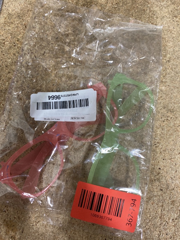 Photo 1 of ****2 pack PINK AND GREEN ONLY***
JGCWorker 6 Pack Glow in The Dark Neon Glasses – UV Blacklight Reactive Square Frame Eyewear in 5 Colors for Rave, 80s Party, Birthday, Festival, and Fluorescent Theme Decorations