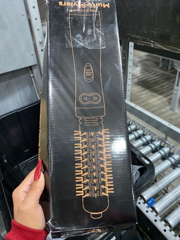 Photo 1 of ***UNTESTED/ UNKNOWN DAMAGES*** Hair Dryer Brush, 3-in-1 Rotating Round Hot Air Spin Brush