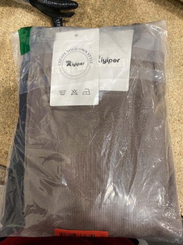 Photo 1 of *****BLACK AND BROWN ONLY***

Riyiper 2 Pack Women's 3/4 Length Sleeve Tops Lettuce Trim Ribbed Boat Neck Shirts Half Slim Casual Basic Fitted Tees(Black, Mocha, Army Green,Medium)