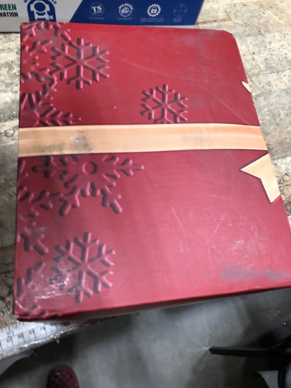 Photo 1 of ***(PARTS ONLY/ MAJOR DAMAGE/ SEE NOTES FOR DETAILS)***Priddop Christmas Snow Globe Christmas Decorations Gifts Santa Claus Snowman Church Gnome House Bear Deer Tree USB/Battery Timer Music Glitter Snowfall Lantern