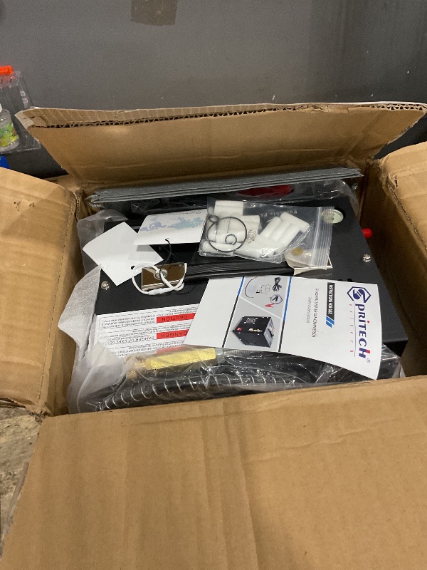 Photo 1 of ***DAMAGED - SEE NOTES/PICTURES*** Spritech PCP Air Compressor,Built-in Power Converter,Portable 4500Psi/30Mpa,Water/Oil-Free,PCP Paintball Tank Air Pump, Powered by 12V Car DC or Home 110V AC with Oil-Moisture Filter