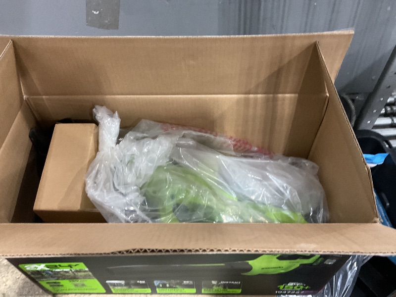 Photo 1 of ***(missing parts)***RYAHT Leaf Blower Cordless, 21V Powerful Electric Leaf Blower with 2 X 4.0Ah Batteries and Charger, 2 Speed Modes, Handheld Lightweight Leaf Blowers for Lawn Care, Patio, Dust, Blowing Leaves, Green