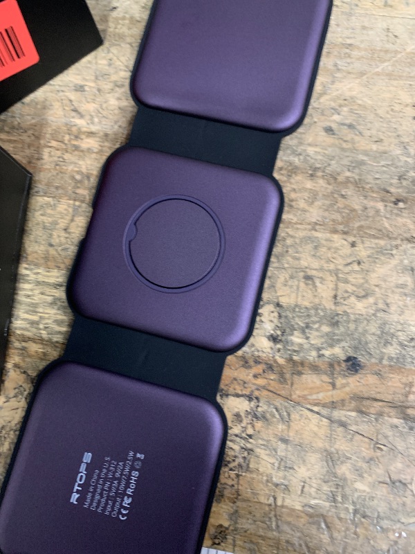 Photo 1 of ?2025 Upgraded?Wireless Charger 3 in 1, Foldable Wireless Charging Station with Night Light for Apple MagSafe Charger, Travel Magnetic Charger Stand, Nightstand Fast 15W Charging Station (20W Adapter)