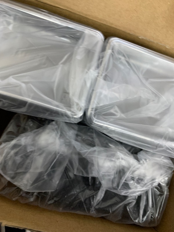 Photo 1 of (mini for wasabi or sauces) Xanadued 400 Pack Disposable Dipping Sauce Plates, Plastic Disposable Sauce Dishes, Disposable Sushi Plates and Soy Sauce Bowls, Sauce Tray for BBQ, Home Restaurant Supplies (Silver)