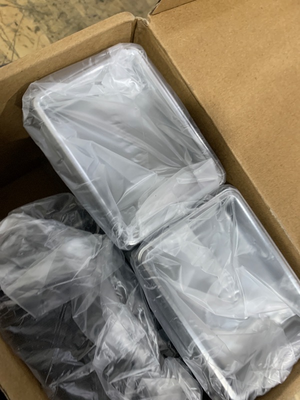 Photo 1 of (mini for wasabi or sauces) Xanadued 400 Pack Disposable Dipping Sauce Plates, Plastic Disposable Sauce Dishes, Disposable Sushi Plates and Soy Sauce Bowls, Sauce Tray for BBQ, Home Restaurant Supplies (Silver)