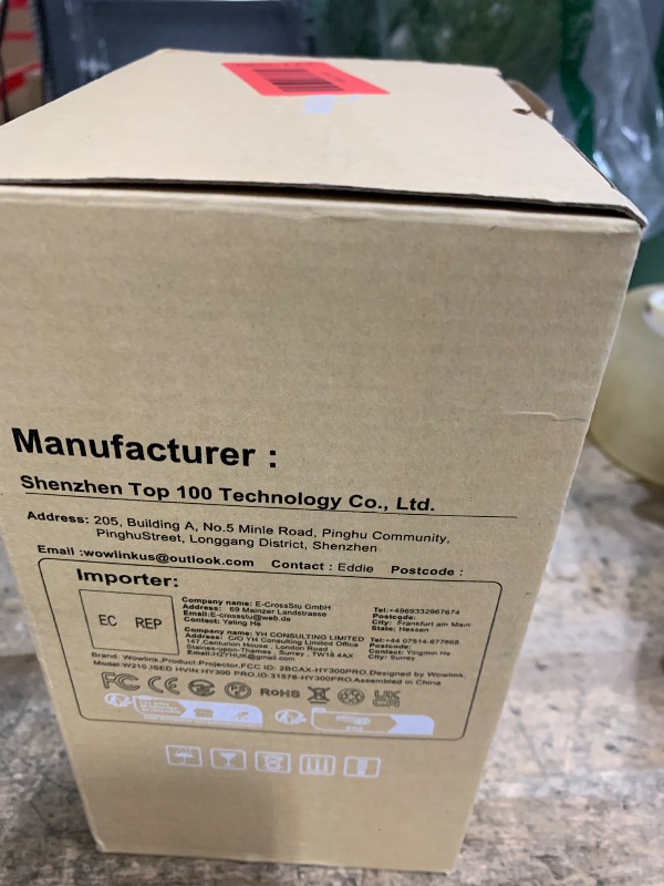 Photo 1 of [Built-in Apps & 2025 Upgraded] Mini Projector with WiFi 6 and Bluetooth 5.4 Support 4K 1080P Auto Keystone 180° Rotatable Projector Portable Compatibile with HDMI/TV Stick/Memory Stick/Laptop, White