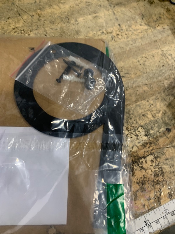 Photo 1 of 10 Inch House Numbers for Outside Modern Black House Number Large Metal Address Numbers for Outside Floating Door Numbers with Nail Kit for Number 9