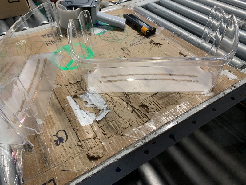 Photo 1 of ***(HEAVILY USED/ MINOR DAMAGE)***AMI PARTS 240363702 Refrigerator Door Bin Side Shelf Fit for Frigi-daire, Ken-more Refrigerator - Replaces 240363704, 240363705, 240363708, AP2116106, PS430207 (2 Pack)