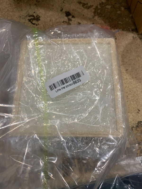 Photo 1 of 1Pc Box With Lids Sliding- Lid Wooden Boxes Decorative Storage Boxes Wooden Unfinished Storage Box for Birthday Party (15 * 15 * 8)