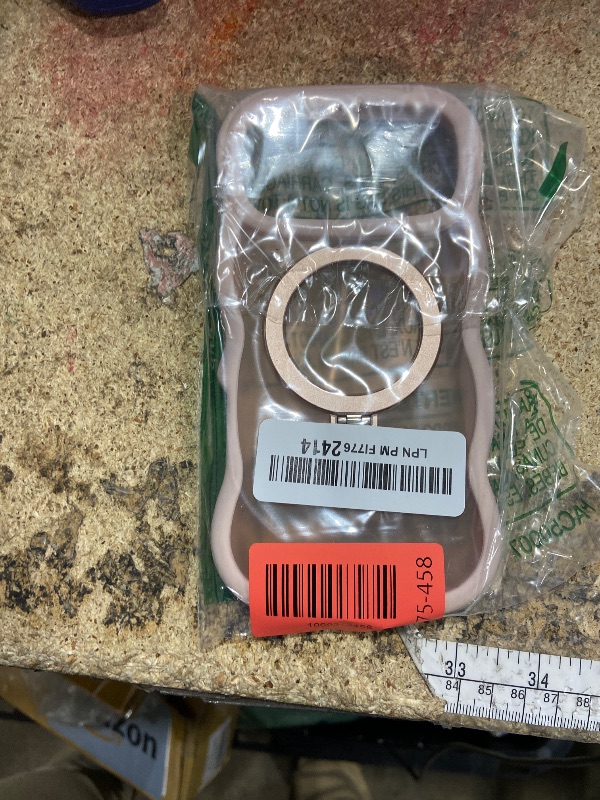 Photo 1 of [Cute Wave Frame+Mag Stand] Designed for iPhone 17 Pro Max Case, [Fit for MagSafe] Translucent Silicone Protective Magnetic Ring Phone Case Cover for iPhone 17 Promax 6.9 inch Men Women, Pink