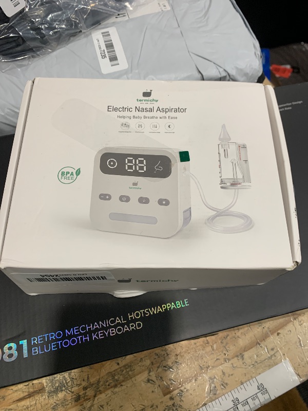 Photo 1 of ***MISSING ASSEMBLY PIECES** Termichy Electric Baby Nasal Aspirator: Automatic Nose Sucker for Stuffy Nose Toddlers - Adjustable Baby Nose Suction with 9 Suction Levels Gentle & Fast Relief of Nasal Congestion in Newborns