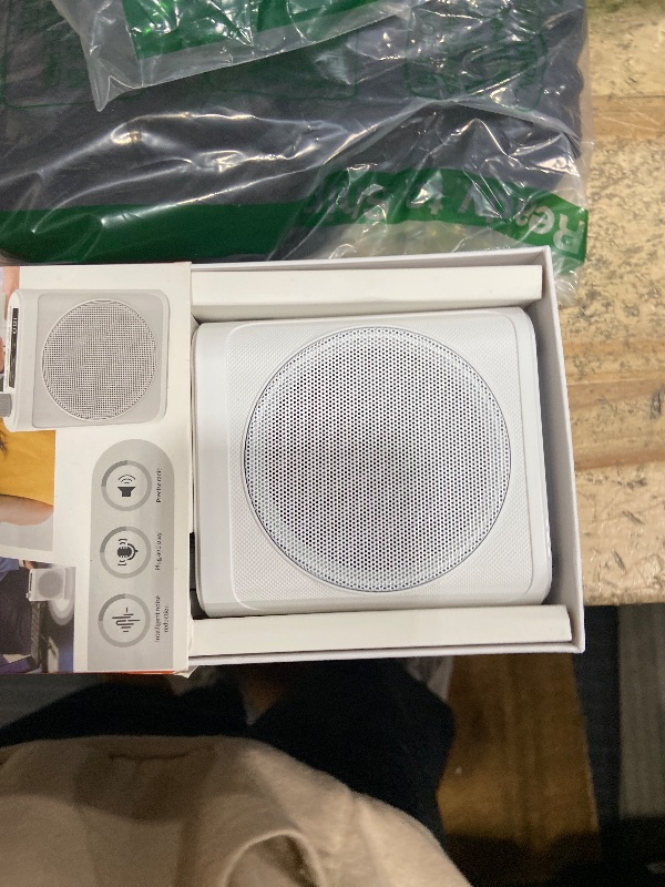 Photo 1 of 15W Wireless Voice Amplifier with 2 Magnetic Lavalier Mics & Noise Reduction - Bluetooth 5.3 PA System for Teachers, Tour Guide, Yoga - 15H Rechargeable Battery, Waist-Mount Design (White)