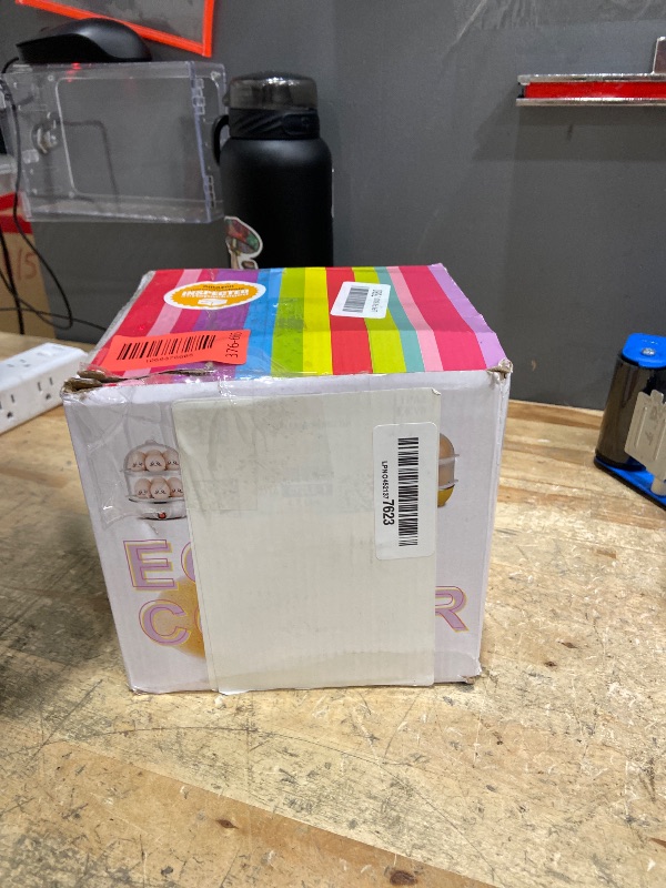 Photo 1 of 2-tier Egg Cooker Large 14 Eggs Capacity, Tomorotec Electric Rapid Egg Maker, Auto Off for Hard Boiled Eggs, Poached Eggs, Steamed Vegetables, Seafood, Dumplings