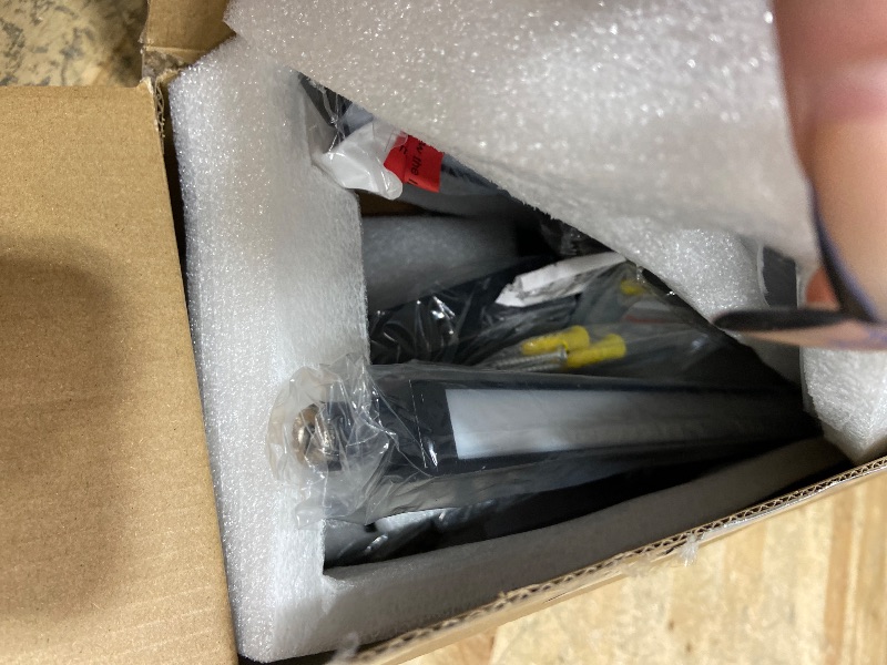 Photo 1 of 2 Pack 26" Wireless Wall Sconces Set of Two, 360° Rotate 8000mAh Rechargeable Wall Lights with Touch and Remote, Matte Black Dimmable Battery Operated Wall Decor Set of 2 for Living Room Vanity Wall