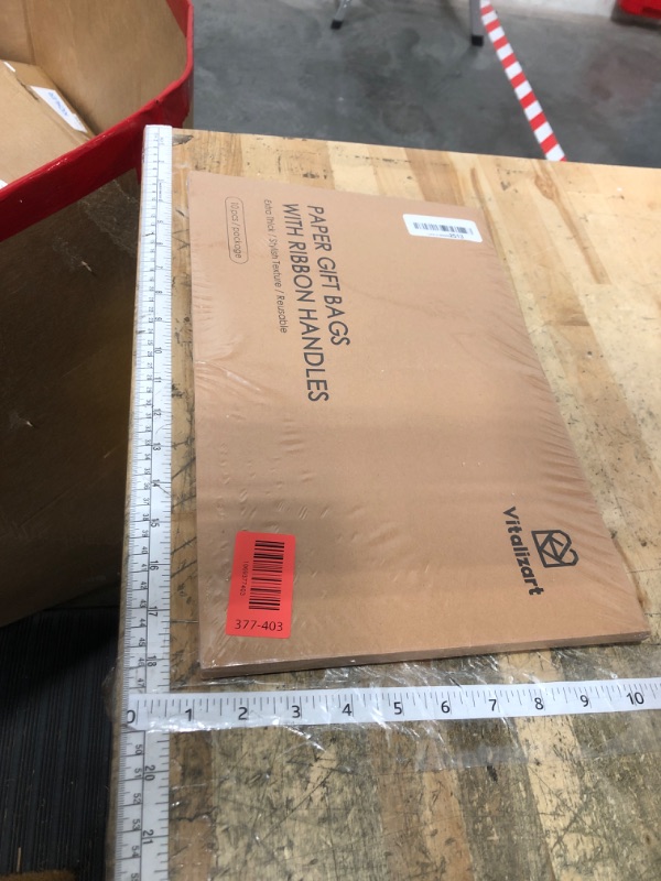 Photo 1 of **FACTORY SEALED** Vitalizart Paper Gift Bags With Ribbon Handles Set of 10 Assorted Colors Bulk Reusable For Gift Wrap Girls Kids Birthday Bridal Shower Party Favors Goodie Bags Candy Christmas 5.91"x3.54"x7.28" Small Size