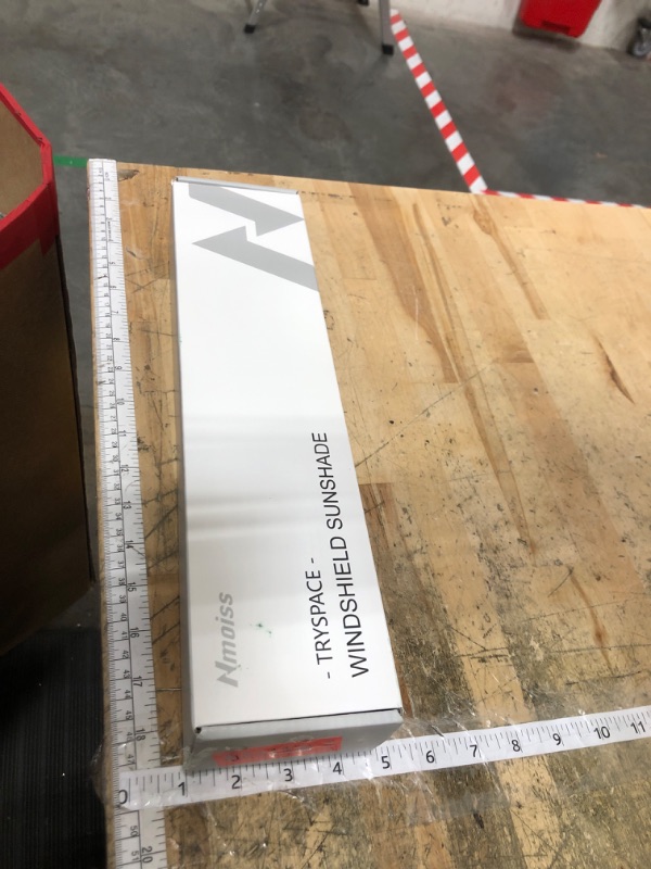 Photo 1 of [2025 Upgrade] Nmoiss Windshield Sun Shade Umbrella - [Vinyl Coating Heat Shield] Protect Car from Sun Rays & Heat Damage Keep Cool and Protect Interior, Spring Structure Edge Medium 56" L x 31" W