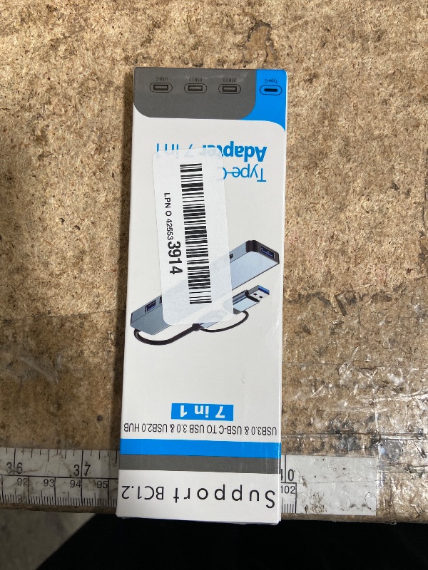 Photo 1 of ?Upgrade? USB C/USB Hub, BERLAT Aluminum 7 in 1 USB C & USB Hub with USB 3.0, USB 2.0 Ports for PC/Laptops/MacBook Pro/Air/iMac/iPad and More Devices