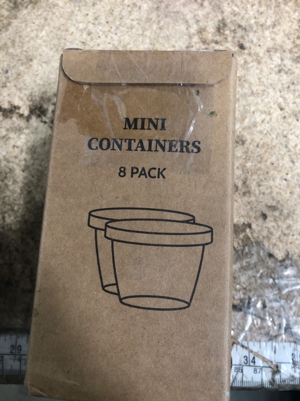 Photo 1 of [8 Pack] Salad Dressing Container To Go, 2.4oz Small Condiment Containers with Leakproof Silicone Lids, Reusable Stainless Steel Sauce Cups for Lunch Bento Box, Picnic and Travel