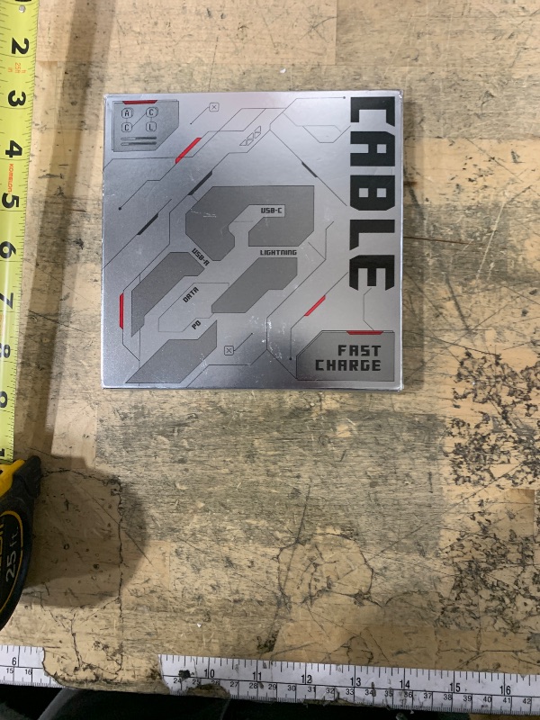 Photo 1 of [Upgraded] Vexipia 4-in-1 Long USB C Cable 45W 10FT Lightning Cable Fast Charging Flat Nylon Braided for iPhone iPad Charger Cord[480Mbps Data Sync] Multi Charge Combo with Lightning/Type C/USB A Port