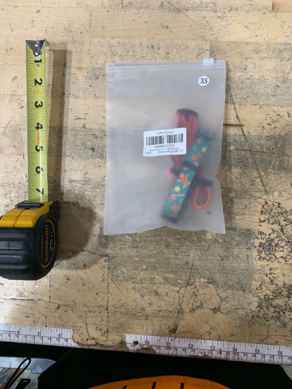 Photo 1 of [ 2 Pieces ] Christmas Dog Collars for Small Dogs Cute Patterns for XS Small Medium Pet Girl Boy Puppy Collar Walking Running Training (XS, Boots and Ginger)