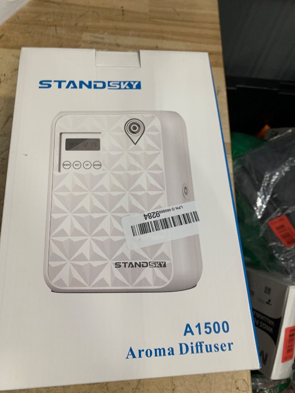 Photo 1 of ***FOR PARTS ONLY*** Waterless Essential Oil Diffuser, Hotel Scent Diffuser, Essential Oil Diffuser Large Room Up to 3000 Sq.Ft, 500mL Capacity Home Diffusers for Large Home, Whole House Air Freshener (White)