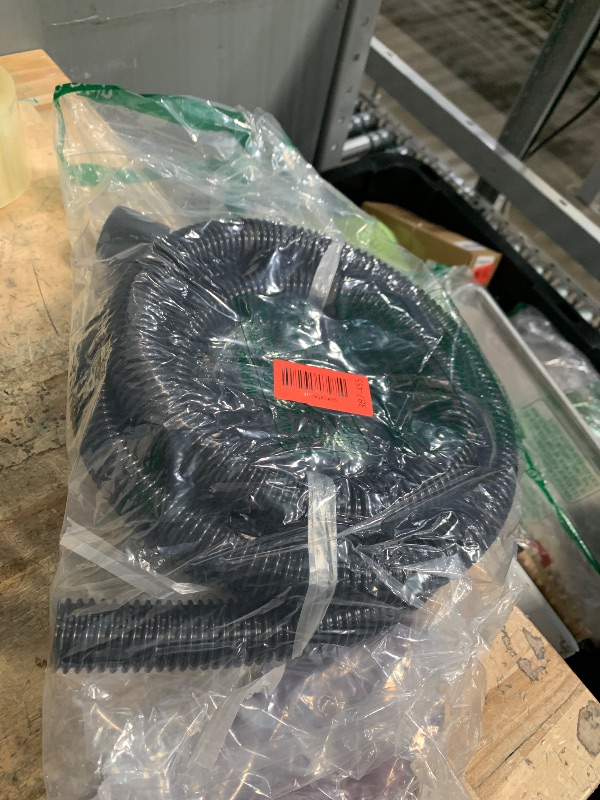 Photo 1 of 10 Ft Dust Collection Hose Kit with 5 Fittings PVC Durable Hose for Woodworking Power Tools, Home & Wet/Dry Shop Vacuums