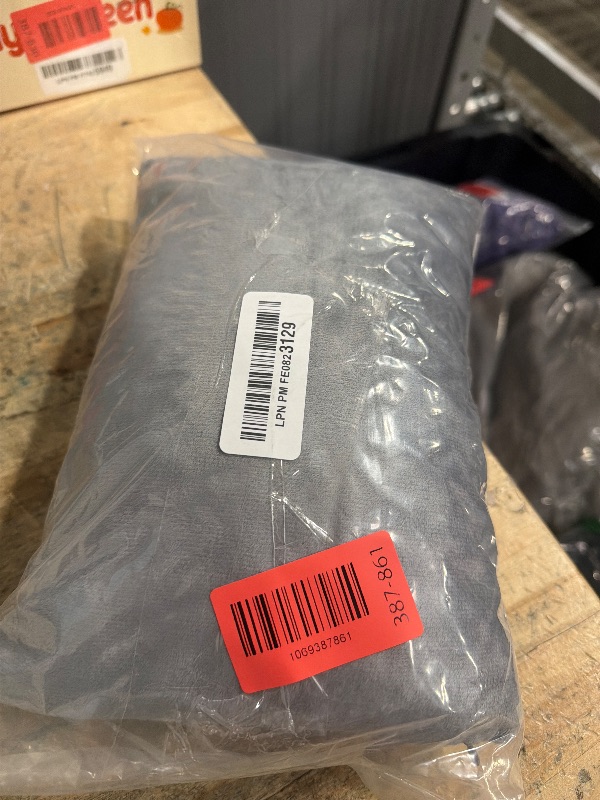 Photo 1 of 1 Small Pillow, Memory Foam Mini Pillow 11 X 7 Inches for Travel, Sleeping, Nap and Neck, Knee, Lumbar Support, Tiny Cushion for Pet, Dogs (Grey)