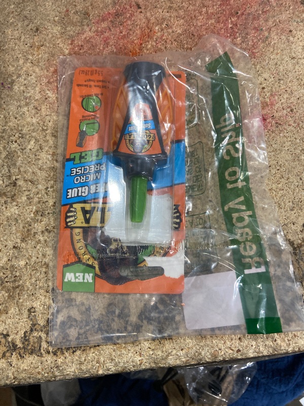 Photo 1 of ***PARTIAL SET/ ONLY1*** Gorilla Micro Precise Super Glue Gel, Cyanoacrylate Glue, Fast Setting, Precise Dispensing Tool, Anti-Clog Cap, Clear, 5.5g, (Pack of 2)