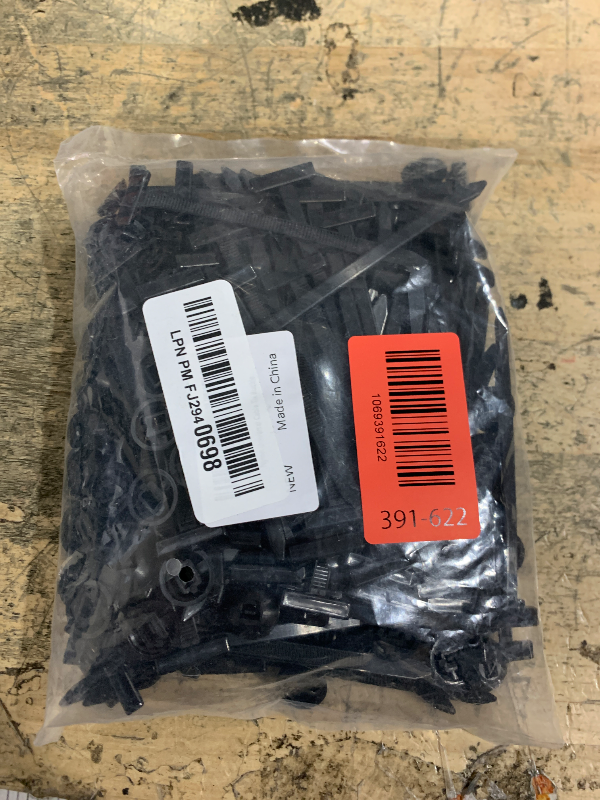 Photo 1 of 150Pcs Nylon Universal Cable Tie Buckle Ziploc Pro, Zipper Clips for Cars, T Style Zip Ties, Automotive Plastic Push Rivet, Auto Body Parts Trim, Bumper Retainer Fender Liner Door Panel Fastener