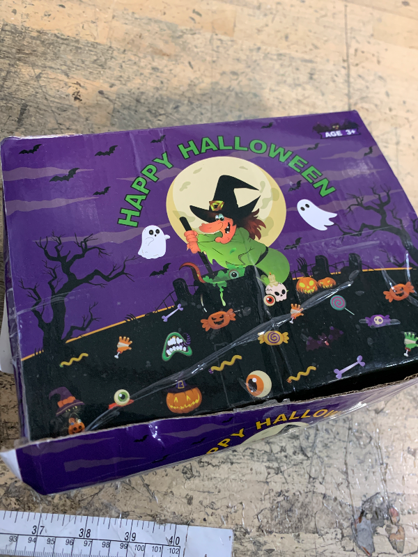 Photo 1 of 168 PCS Halloween Party Favors for Kids, 24 Pack Halloween Stationery Set for Halloween Party School Classroom Prizes Goodie Bags Stuffers Trick or Treats Gifts