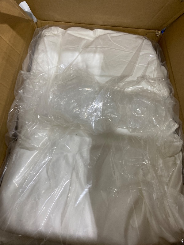 Photo 1 of 10 Pack White Round Tablecloths, 120 Inch Stain Resistant and Wrinkle Polyester Fabric Washable Table Clothes Cover for Kitchen Dining, Wedding, Reception Banquet, Birthday Party, Buffet Restaurant