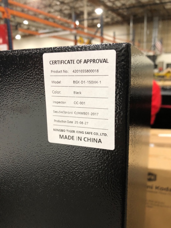 Photo 1 of ?US STOCK?TIGERKING 17.6 Cubic Feet Extra Large Heavy Duty Safe Box, Home Safe with Double Safety Key Lock and Separate Lock Box, Digital safe with 3 Removable Shelf for Home Hotel Office,235lbs