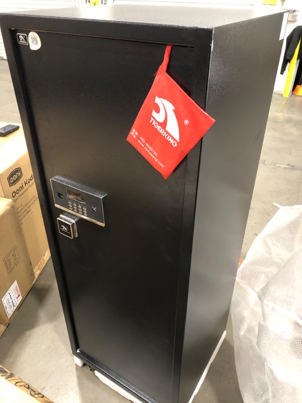 Photo 1 of ?US STOCK?TIGERKING 17.6 Cubic Feet Extra Large Heavy Duty Safe Box, Home Safe with Double Safety Key Lock and Separate Lock Box, Digital safe with 3 Removable Shelf for Home Hotel Office,235lbs