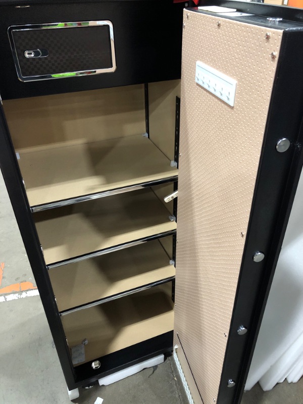 Photo 1 of ?US STOCK?TIGERKING 17.6 Cubic Feet Extra Large Heavy Duty Safe Box, Home Safe with Double Safety Key Lock and Separate Lock Box, Digital safe with 3 Removable Shelf for Home Hotel Office,235lbs