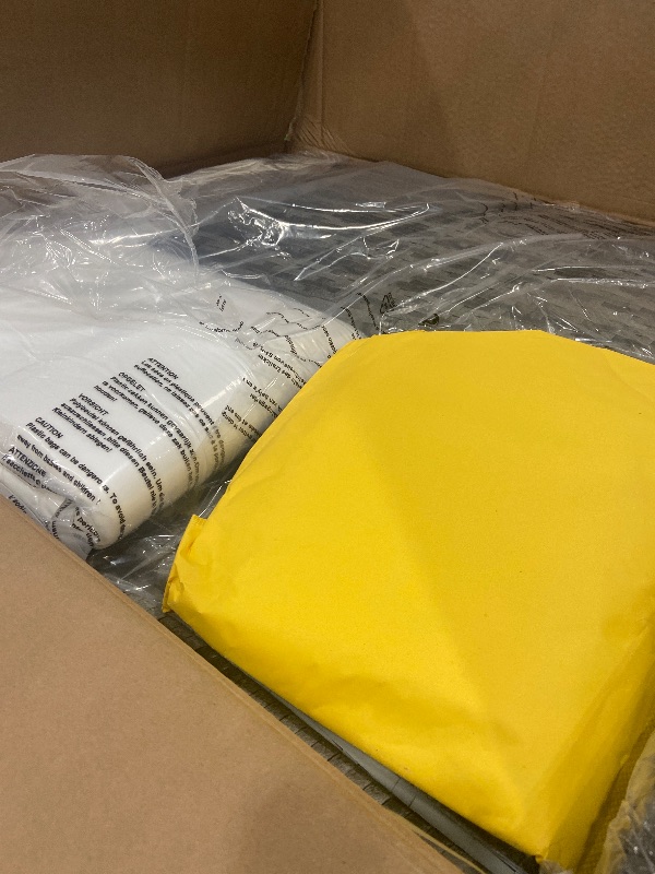 Photo 1 of *** PARTIAL SET - BOX 2 OF 2 ONLY *** SUNVIVI OUTDOOR 7 Piece Patio Furniture Sets All Weather Grey PE Wicker Couch Sofa with Glass Table, Removable BEIGE Cushions BOX 2 of 2 MISSING BOX 1