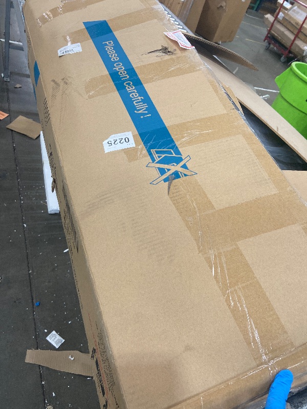 Photo 1 of *** PARTIAL SET - BOX 2 OF 2 ONLY - MISSING BOX 1 OF 2 *** VINGLI 110" Sectional Couches for Living Room,U Shaped Couch with Double Chaise, 4-Seat Sofa Set with Chenille Fabric for Home Furniture GRAY BOX 2 of 2 MISSING BOX 1