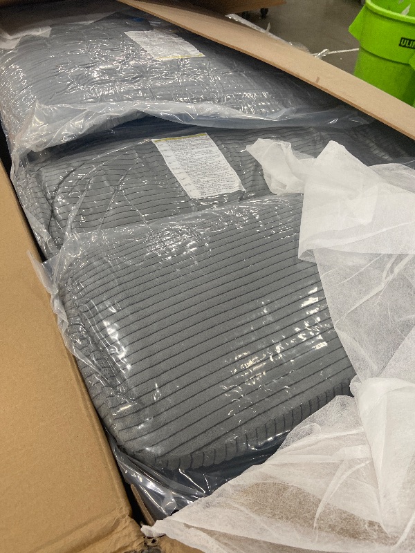 Photo 1 of *** PARTIAL SET - BOX 2 OF 2 ONLY - MISSING BOX 1 OF 2 *** VINGLI 110" Sectional Couches for Living Room,U Shaped Couch with Double Chaise, 4-Seat Sofa Set with Chenille Fabric for Home Furniture GRAY BOX 2 of 2 MISSING BOX 1