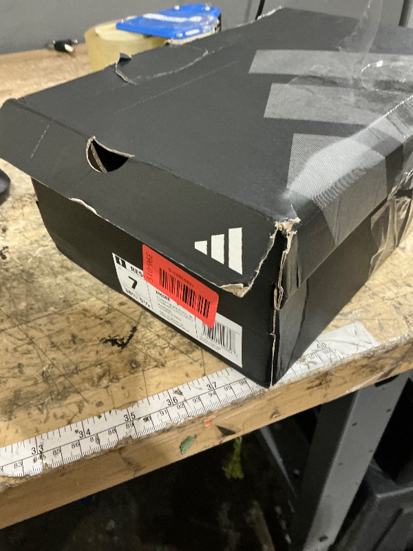 Photo 1 of ***POSSIBLY RUNS SMALL*** adidas Womens Response Running, White/Purple Burst/Pulse Lime, 7